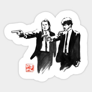 pulp fiction Sticker